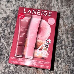 LANEIGE Glaze Craze Donut Delight Hydrating Tinted Lip Serum Duo